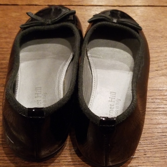 Garnet Hill black patent leather party shoes - Picture 3 of 3